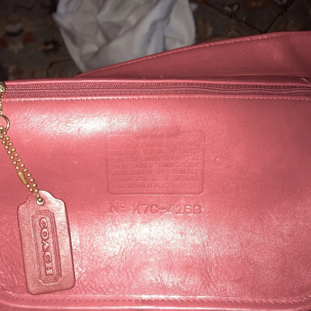 Vintage Cherry Red Coach Purse - Picture 13 of 16